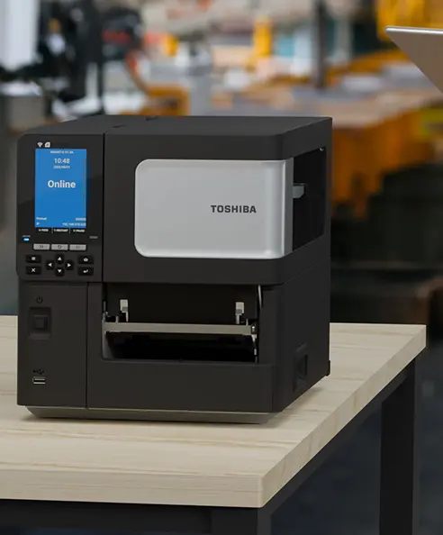 toshiba bx410t thermo transfer printer 