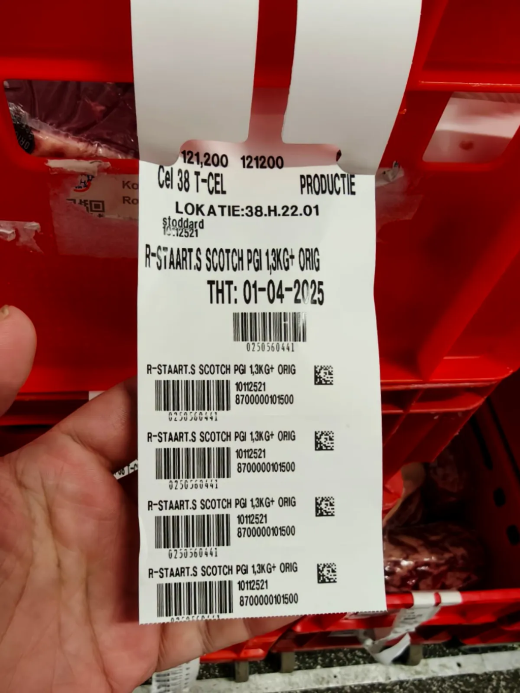 kist sleufetiketten voor in de retail en de voeding industrie