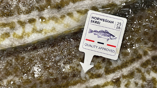 Vislabel steeketiketten voor Norwegian Skrei