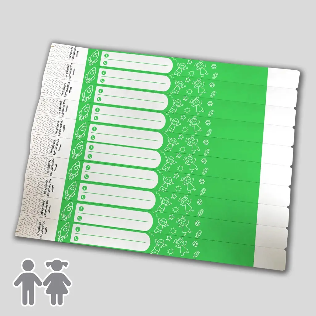 Children's Tyvek Wristbands