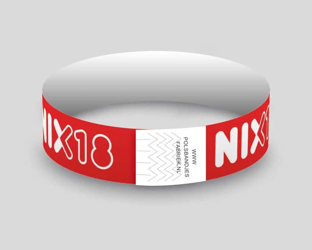 Tyvek Wristbands | NIX 18 Theme
