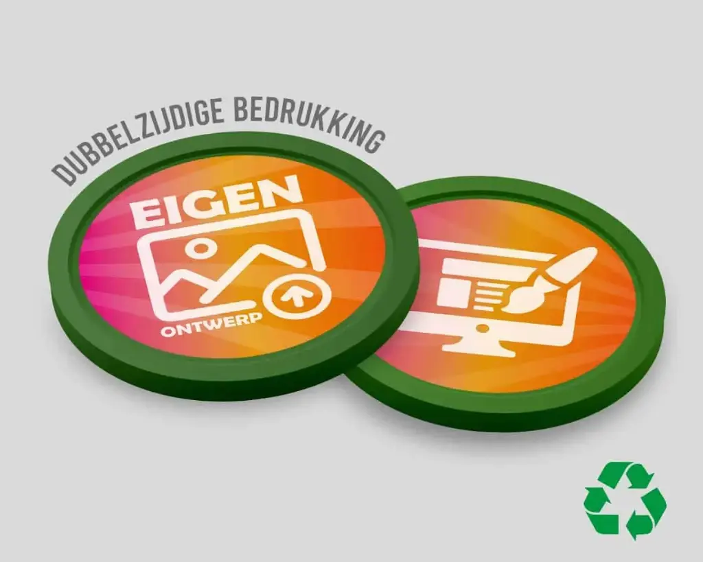 Eco Drink Tokens 29mm | Custom Design | Double-Sided Printing