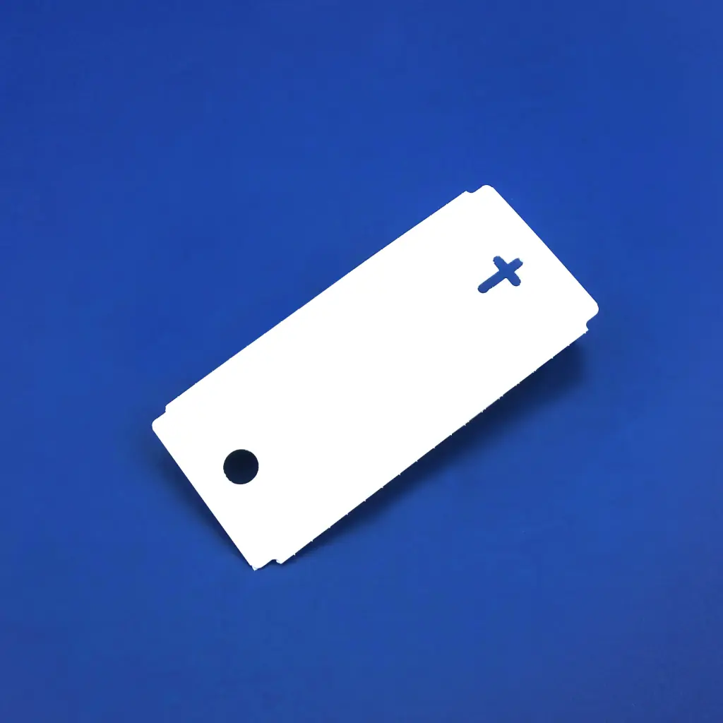 Roll T.T. Cross Label 110 × 50 mm, White