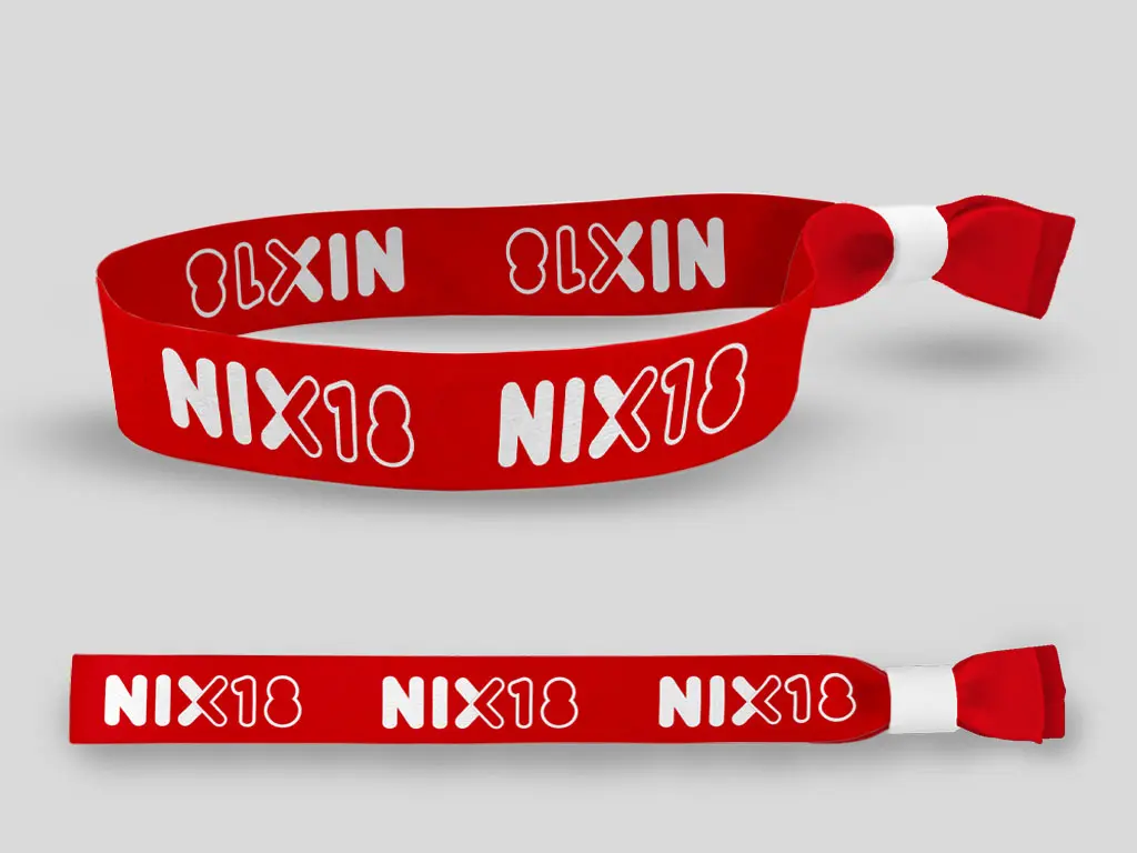 Theme Fabric Wristbands | Age Verified (NIX 18)