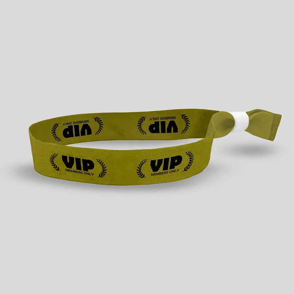Theme Fabric Wristbands | VIP