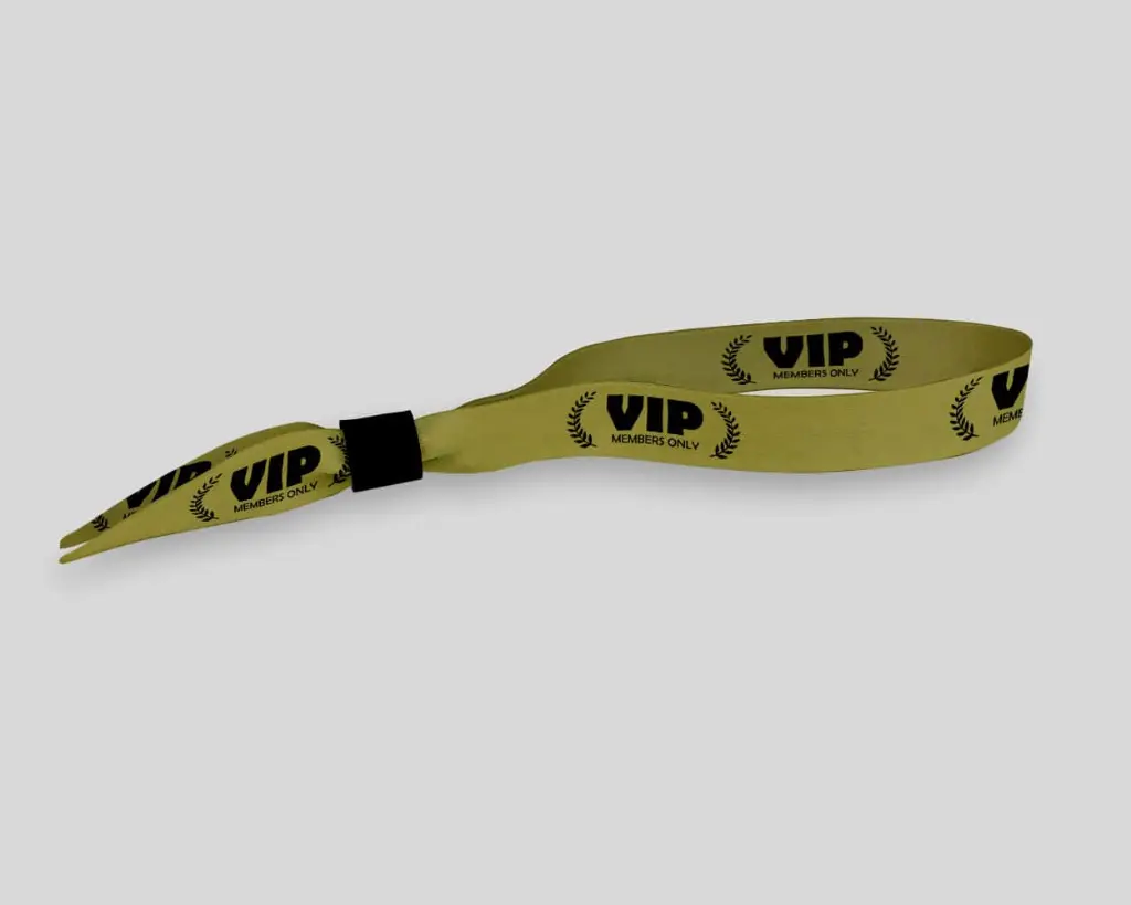 Theme Fabric Wristbands | VIP