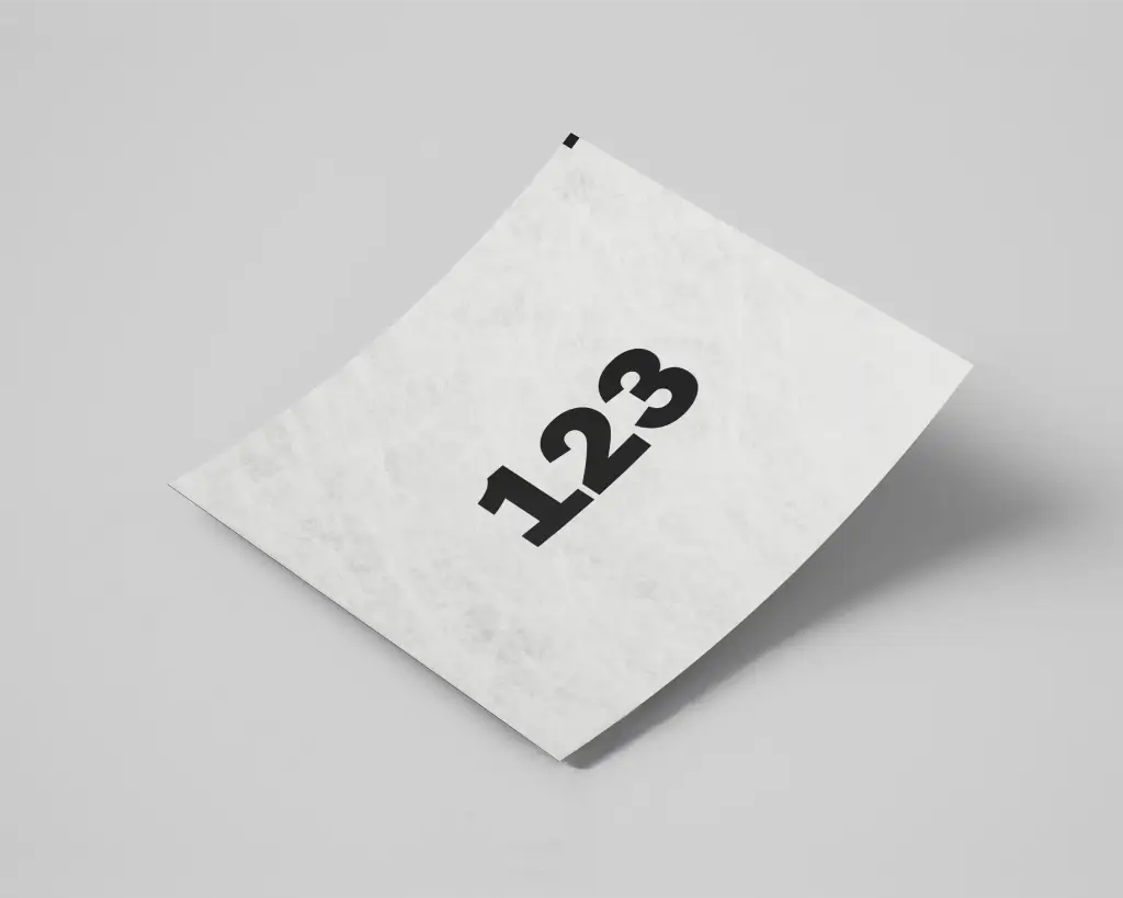 Race Bibs | 160 x 180 mm | Fade Effect