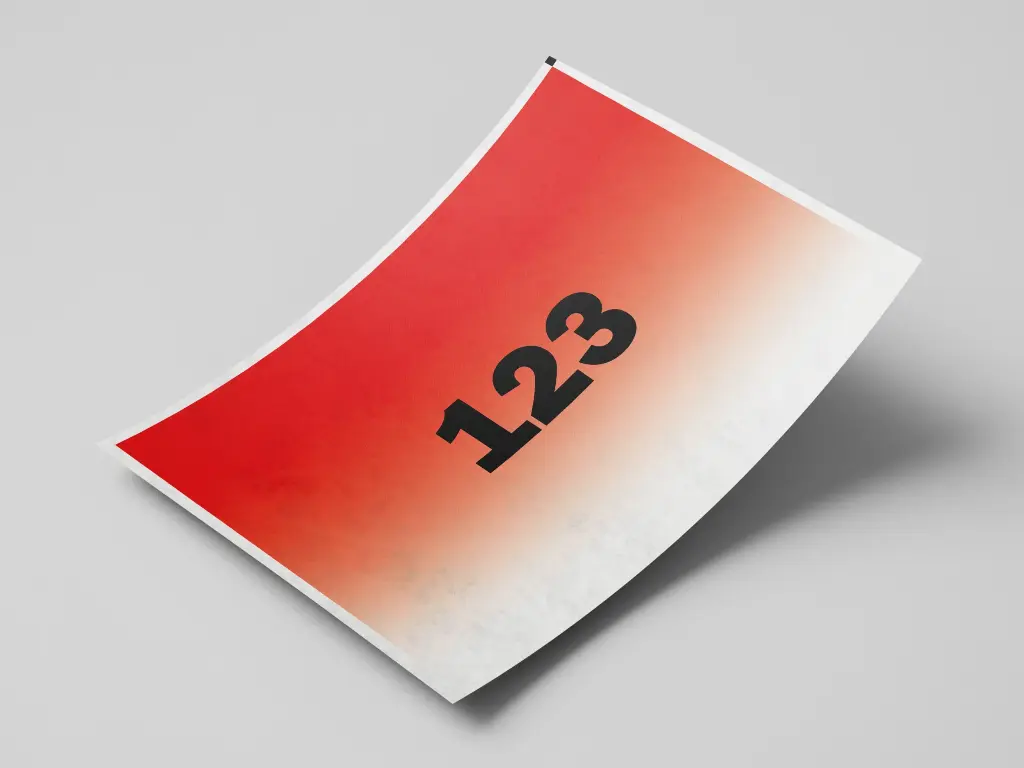 Race Bibs | 210 x 150 mm | Fade Effect