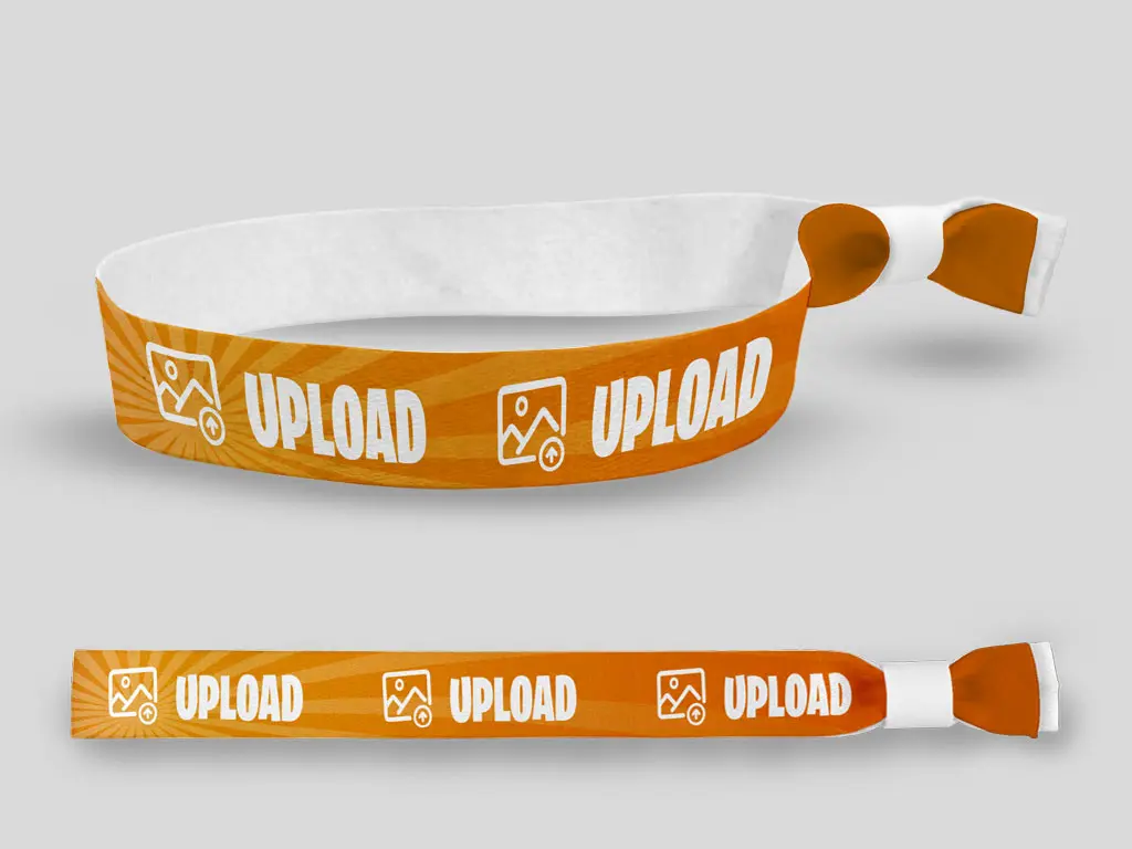 Textiel Polsbandjes | Eigen Upload | Enkelzijdig Bedrukt