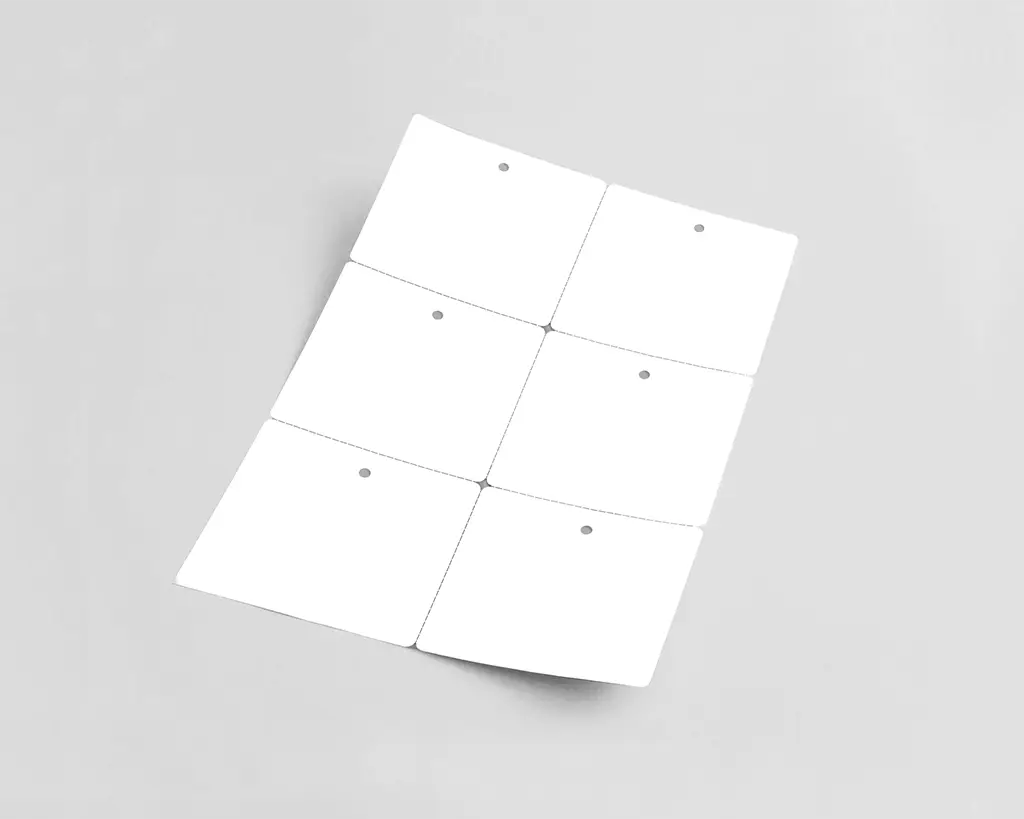 Doos Laserprint Labels 99 x 105 mm, A4, Gat 5 mm, Laserprint 140 mu 