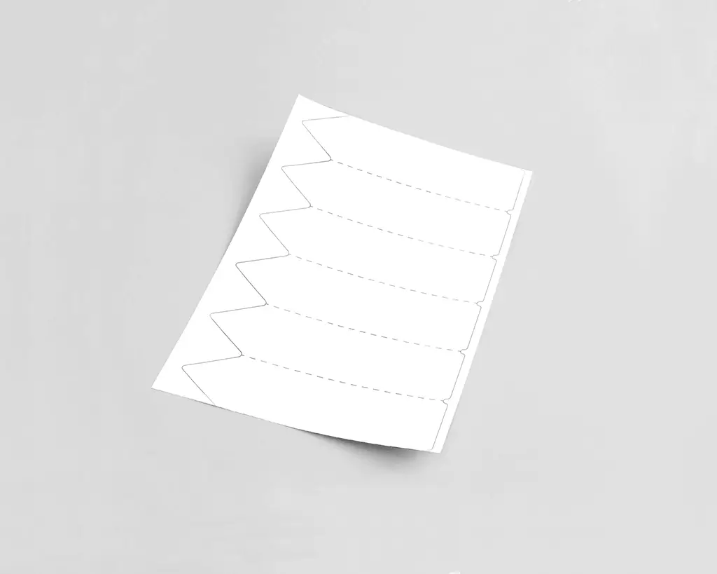 Doos Laserprint Steeketiketten 135 x 35 mm, A5, Laserprint 175mu 