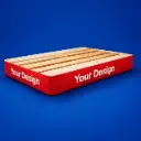 Palletstroken Eigen Ontwerp 150mm x 50mtr 