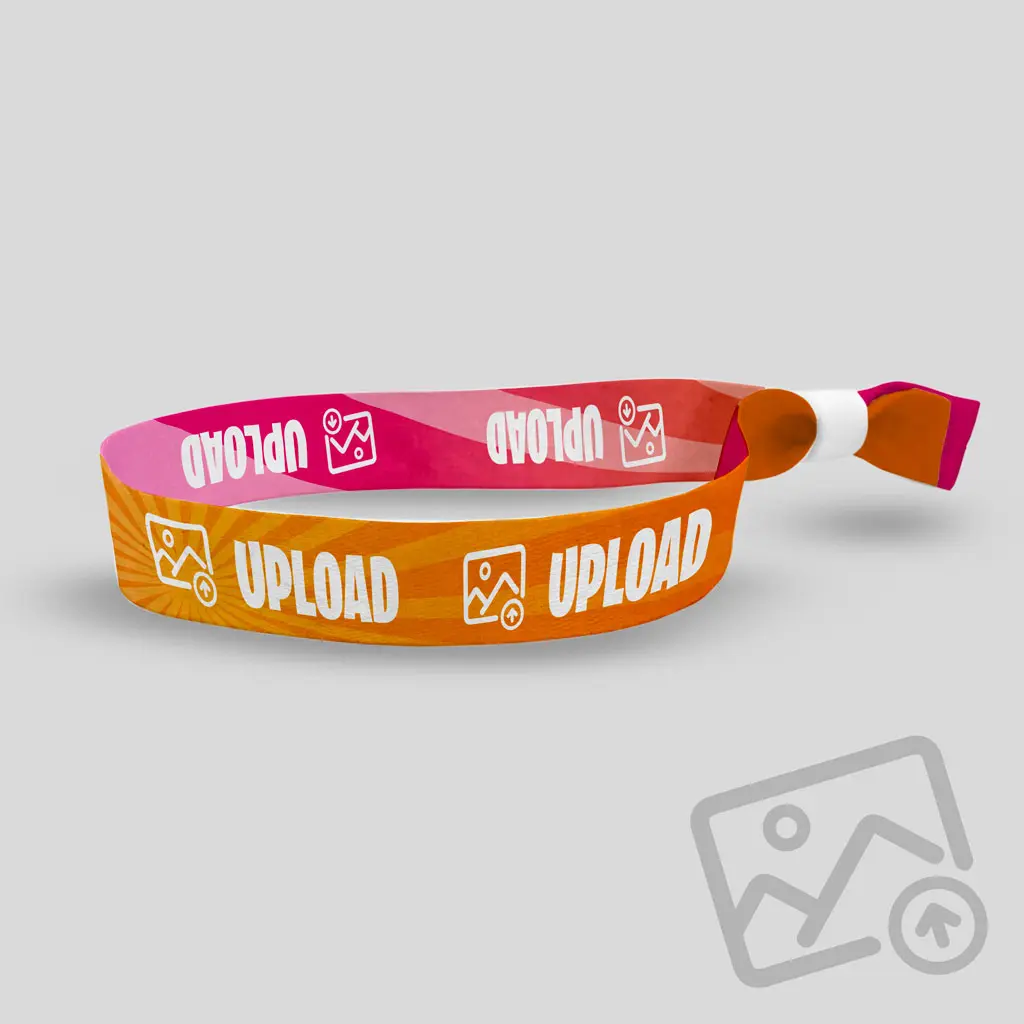Textile Wristbands | Own Upload | Double-Sided Printed