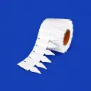 Roll of T.T. Plant Labels 116 x 35 mm | Tulip Shape with Cross Cut | 1000 Labels per Roll