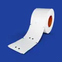 Rol T.T. Labels 100 x 100 mm | Dubbel Gat | per 1000