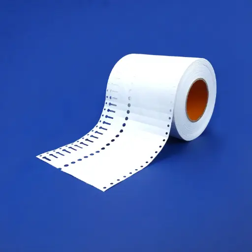 Rol Matrix Sleufetiketten 160 x 12,70 mm, Wit