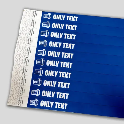 Budget Tyvek Wristbands | Custom Text