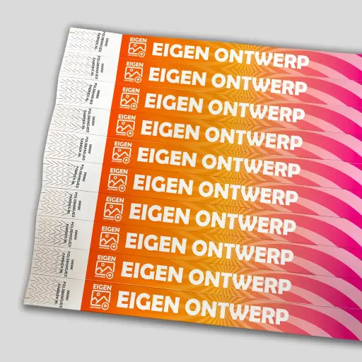 Tyvek Polsbandjes | Eigen Ontwerp