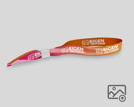 Textiel Polsbandjes | Eigen Ontwerp | Verschillende Zijde Bedrukt