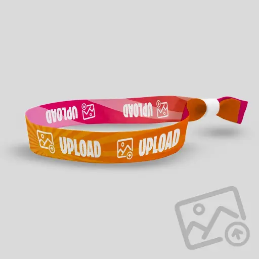 Textile Wristbands | Own Upload | Double-Sided Printed