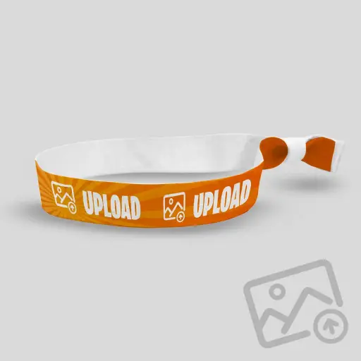 Textile Wristbands | Own Upload | Single-Sided Printed