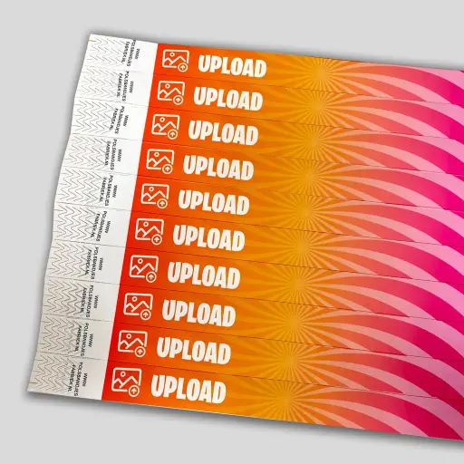 Tyvek Wristbands | Custom Upload