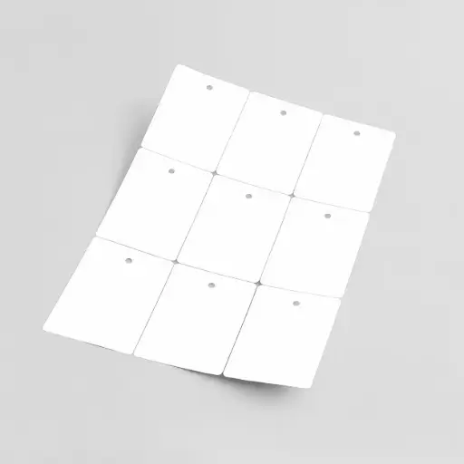 Doos Laserprint Labels 70 x 99 mm, A4, Laserprint 175 mu, gat 5 mm, Recht 