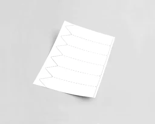 Doos Laserprint Steeketiketten 135 x 35 mm, A5, Laserprint 350mu 