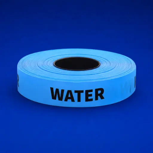 Waarschuwingslint Water | 40mm x 250mtr