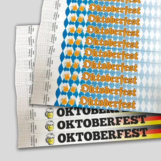 Tyvek Wristbands | Oktoberfest Theme