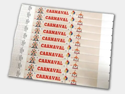 Tyvek Polsbandjes Carnaval