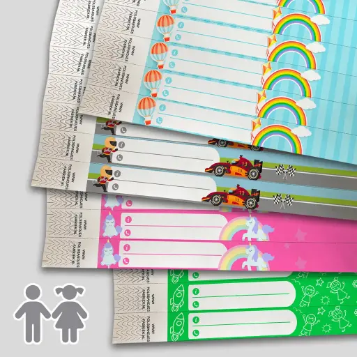 Children's Tyvek Wristbands