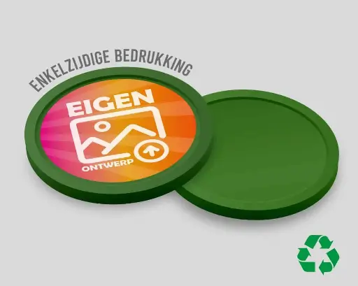 Full Colour Munten 29 mm 1 zijdig bedrukt